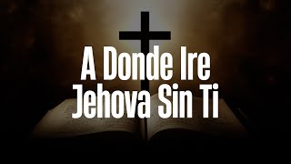 A Donde Ire Jehova Sin Ti LETRA [upl. by Zahara715]