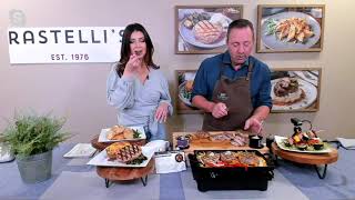 Rastelli 10 6oz Pork Ribeye Steaks w Tuscan Butter on QVC [upl. by Lynnelle387]