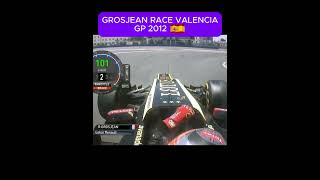 GROSJEAN RACE VALENCIA 🇪🇸 2012  f1onboard v8 formula1 automobile [upl. by Arihat]