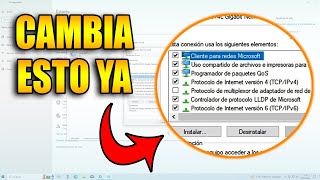 Como ACELERAR EL INTERNET un 300 sin programas en 2024 🚀 WIFI Y CABLE  NUEVOS AJUSTES EN W10⚡ [upl. by Neau38]