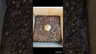 Brownie slapminivlog shortsfeed brownie chocolatebrownie ytshorts chocolatecake food music [upl. by Kikelia632]