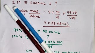 Easiest method to prepare 1M or 1N H2SO4 Solution [upl. by Ewald]