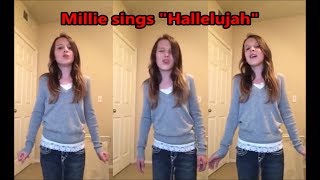 Millie Bobby Brown sings quotHallelujahquot [upl. by Rattray63]