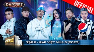 Rap Việt Mùa 3  Tập 11 Bảng đấu quotthét ra lửaquot khai hỏa HIEUTHUHAI  WXRDIE trợ diễnRap Việt 2023 [upl. by Gathard]