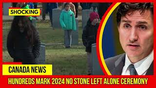 SHOCKING Hundreds mark 2024 No Stone Left Alone ceremony Latest Canada News At CTV News [upl. by Aehta]