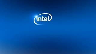 Intel logo with open Matte [upl. by Siletotsira]