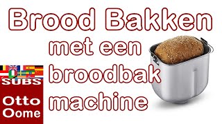 Brood bakken met broodbakmachine Panasonic SD2500WXE [upl. by Sirotek]