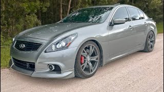 G37 Oem back up camera install [upl. by Bendicta38]