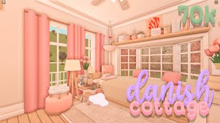 roblox  bloxburg l Pastel Danish Cottage 70K l chvndrx [upl. by Llemar389]