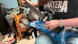 10s solo  PanterA guitar cover on my DFH [upl. by Keare]