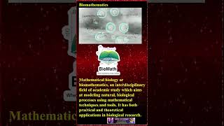 Biomathematics  shorts  india  biology  science [upl. by Joseito112]