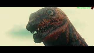 Shin Godzilla  Form 3 Vomits Blood Deleted Scene RecreationAnimation [upl. by Kironde]