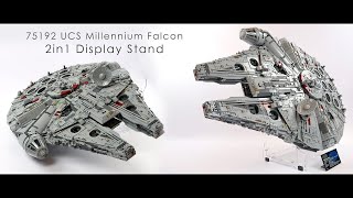 2 in 1 Display Stand Mark 1 for LEGO 75192 Star Wars UCS Millennium Falcon [upl. by Ellemac]