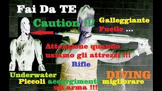 CAUTION  Galleggiante Fucile Sub Fai Da Te Adatto 60° 70° 80° 90° 100° 110120 NO 130 [upl. by Esila971]