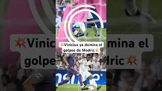 🔥¡VINICIUS YA DOMINA EL GOLPEO DE MODRIC🔥 El pase a 3 dedos mágico en RealMadrid 🤩 [upl. by Ares]