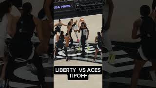 WNBA championship rematch wnba lasvegasaces newyorkliberty ajawilson fyp wnbaallstar shorts [upl. by Vernon20]