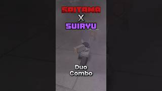 Saitama X Suiryu Combo The Strongest Battleground strongestbattlegrounds roblox pvp [upl. by Oniuqa151]