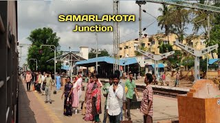 SAMARLAKOTA SAMALKOT Junction Railway Station  SLO  Kakinada District Andhra Pradesh INDIA [upl. by Mabelle]