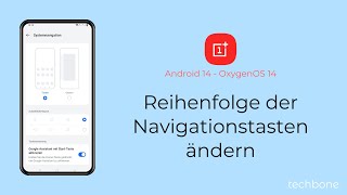 Reihenfolge der Navigationstasten ändern  OnePlus Android 14  OxygenOS 14 [upl. by Dacy]