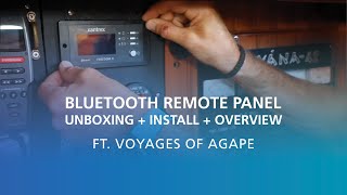 Bluetooth Remote Panel Unboxing  Install  Overview  Voyages of Agape [upl. by Edgar]