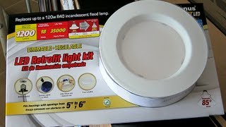 How to install the Costco LED Retrofit Light Kit [upl. by Norman897]