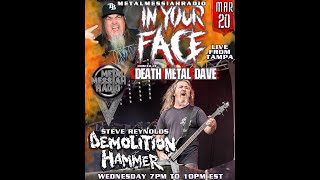 Demolition Hammer  Steve Reynolds Vocalist and Bassist interviewed by Death Metal Dave [upl. by Colwin]