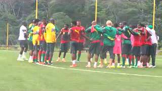 Séance dentraînement des Lions indomptables du 13 Octobre 2014 [upl. by Yllod]