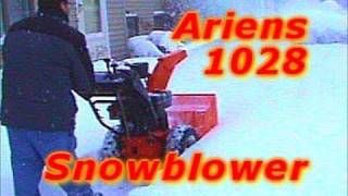 Ariens 1028 Snowblower PART 2 OF 3 Garbage Area [upl. by Sajovich]