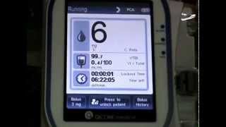 Instructions for Sapphire Pump  Lesson 6  How to Review the Bolus History [upl. by Giesser]