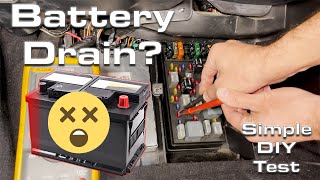 Battery Keep Dying Simple Tests For A Battery Drain Parasitic Draw [upl. by Origra704]