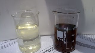 Осветление дизельной фракции топлива темного без кислоты на СММ6Рл Diesel fuel bleaching [upl. by Wendye]