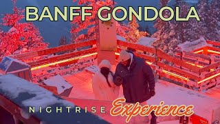 Banff Gondola Nightrise Experience  Banff National Park banffgondola banffnationalpark canada [upl. by Pandolfi]