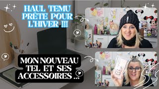 Mes Pépites temu pour Survivre au Froid 🧣❄️  Mon Nouveau Téléphone et ses accessoires 🧤📱 [upl. by Tal]