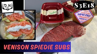 Venison Recipes  Venison Spiedie Subs  My FAVORITE Way to Cook Deer [upl. by Anitsrik]