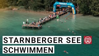 Starnberger See Schwimmen 🏊‍♂️ 4km swimming ⚠️ [upl. by Raman]