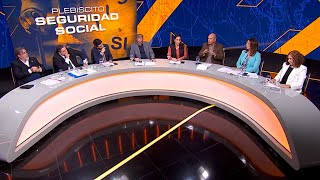 Debate sobre plebiscito de Seguridad Social en la campaña electoral [upl. by Yvonner]