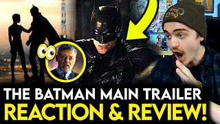 THE BATMAN Main Trailer REACTION amp First Thoughts Breakdown [upl. by Arondel]