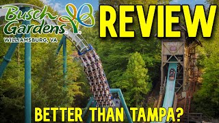 Busch Gardens Williamsburg Review Williamsburg Virginia  The Best Busch Gardens [upl. by Melburn385]