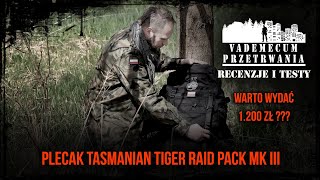 Plecak Tasmanian Tiger Raid Pack MK III  recenzja [upl. by Cherish837]