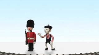 French Mime Takes on English Guard [upl. by Latoya462]