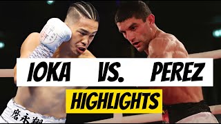 Kazuto Ioka vs Josber Perez Highlights  WBA Junior Bantamweight title [upl. by Lindy252]