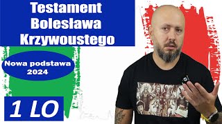 LO klasa 1 Testament Krzywoustego Dlaczego doszło do rozbicia dzielnicowego [upl. by Anikehs997]