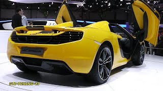 McLaren MP412C Spider  Geneva Motor Show 2013 [upl. by Epuladaug]