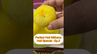 Perfect Rajbhog with 3 IngredientsHave you tried😍Holi SpecialEp2Day 27shortstrendingfoodie [upl. by Lennad]