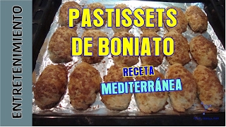 Pastissets de Boniato Pasteles dulces de boniato [upl. by Yawnoc942]