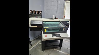 Mimaki UJF 6042 MKii Tabletop UV Printer and Summa F1612 Flatbed Cutter  Stock 53275001 [upl. by Uella]