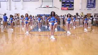 Mckinley High Pantherettes 201819 Pep Rally Nolia Clap [upl. by Milzie]