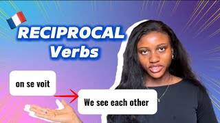 RECIPROCAL VERBS in French 🇫🇷 meaning  conjugation  how to say “each other in French [upl. by Lienaj]