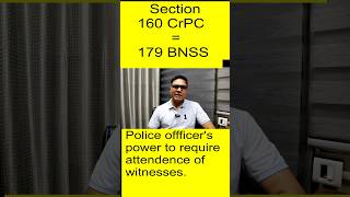 179 BNSS was 160 CrPC  shorts legal shorts shortvideos viral ytvideos youtubeshorts law bnss [upl. by Trenna]