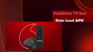 Vodafone TV side load any apk file [upl. by Ahsertal287]